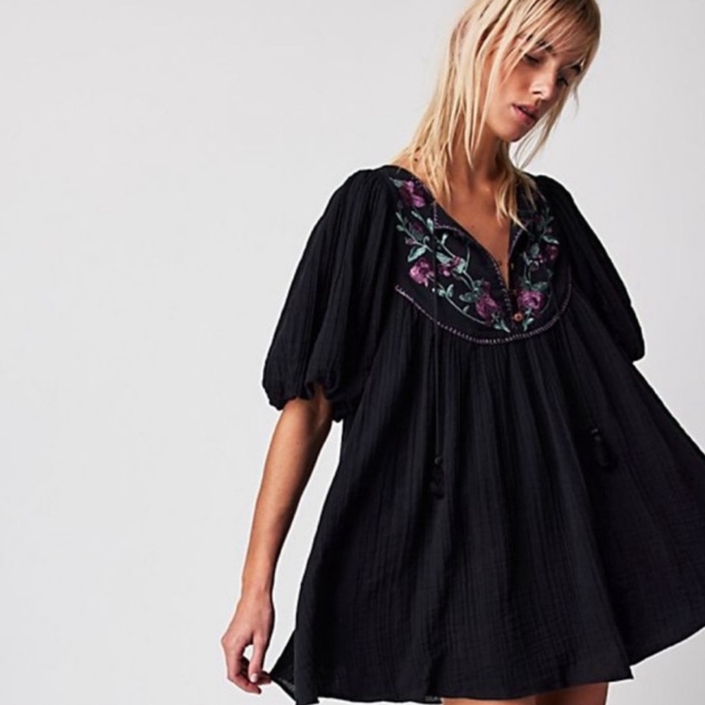 Gorgeous, Free People Rosa Linda embroidered mini dress❤️ - Picture 5 of 6